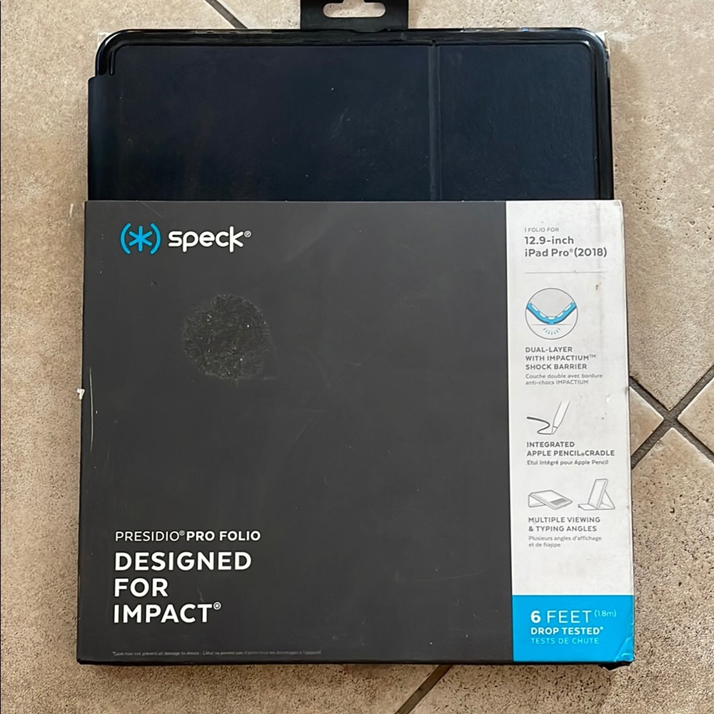 Speck Presidio Pro Folio for iPad Pro - Black 12.9